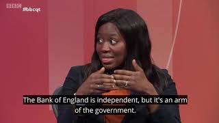 Miatta Fahnbulleh on austerity on BBC Question Time