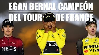 EGAN BERNAL primer COLOMBIANO que gana el TOUR DE FRANCIA