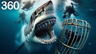 Shark Cage Attack but in 360