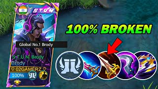 MOONTON THANKYOU FOR NEW BRODY ONE SHOT BUILD | BRODY NEW BEST BUILD 2024