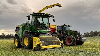 Grass silage has started!!!! 🌾🚜👌😊 #farming #silage #johndeere #fendt