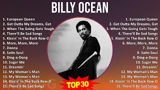 B i l l y O c e a n MIX Best Songs ~ 1970s Music ~ Top Adult, Dance-Pop, R&B, Adult  R&B Music