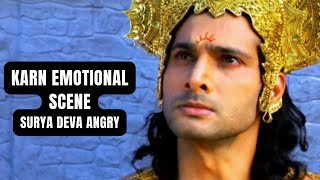 🔥🔥Surya Devan Angry😡Son of Sun Karnan - Karn Emotional Scene #mahabarat #shorts