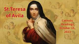 ✝️Catholic Sunday's Readings October 15, 2023 /The Prayers of Saint Teresa of Avila✝️