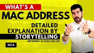 What's a MAC Address | Explained in Detail [by Storytelling] | CompTIA Network+ & CCNA 200-301 video