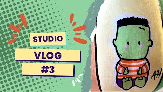 Studio Vlog #3! Painting a Pumpkin, Shopping, and More!