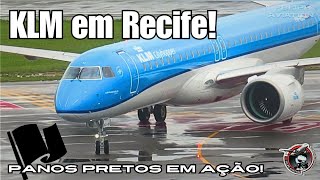 Embraer E195 E2 da KLM hoje em Recife? eu nem sabia!