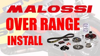 Malossi Over Range Install - Scooter Transmission Upgrade