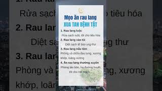 Rau lang xua tan bệnh tật| Bác sĩ Trang #bácsĩtrang #phongthuy #drstrang