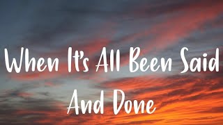 When It’s All Said and Done Sermon || Minister Marvion Wilcox || It’s Finished ||