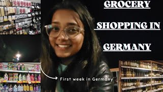 Grocery shopping in Germany | First week | Rewe | Tedi