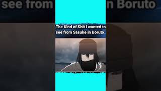 This kind of shit I wanted to see from Sasuke in Boruto