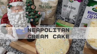 Neapolitan Cream Cake