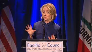 Hillary Rodham Clinton on the future of US-China relations