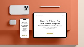 iPhone 16 Pro Max & iPad Pro 2024 Animated Template