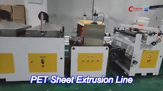 polyethylene terephthalate pet sheet extrusion line for food packing sheet