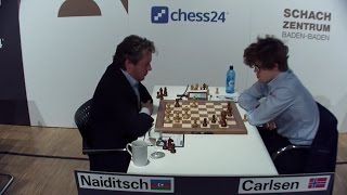 Magnus Carlsen Vs Arkadij Naiditsch | GRENKE Chess Classic 2017 Round 6