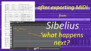 MIDI  Exported from Sibelius - What happens Next?