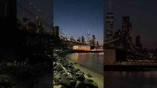 New York from Dumbo Bridge Park. #newyork