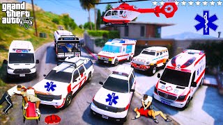 GTA 5 - Stealing Ambulance Cars with Franklin! GTA V (Real Life Cars #266)