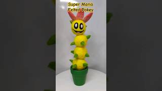 Felted Pokey Cactus Plant Decoration || Super Mario #shorts