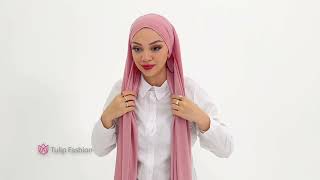 Instant lycra med band Hijab from Tulip Fashion