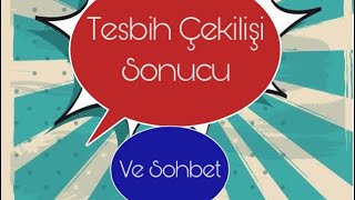 Tesbih Piyasasındaki Güvensizlik - Tesbih Çekilişi Sonucu