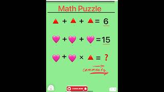 📌➡️ #fun #maths #puzzle #for #you #youtubeshorts ❗️📌