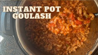 INSTANT POT AMERICAN GOULASH