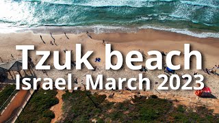 Tzuk beach Tel Aviv, March 2023 (DJI Mavic Air 2S)