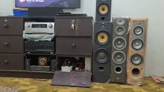 B&w DM 603 s2 . JBL e80.infinty alpha 40..