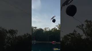 The guy went flying  #shortvideo  #funnyvideo