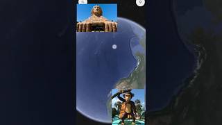 monkey statue 🐵 and sculpture 🗿 on H2 Google Earth 🌎#viral #youtubeshorts #trending #shortsfeed