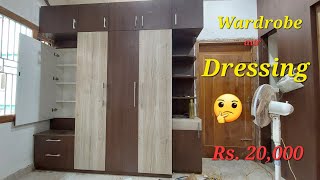 Wardrobe atech Derssing #almirahdesign