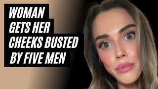 Woman Gets Her Cheeks Busted By Five Men On Rotation. High Body Count Women Belong To The Streets