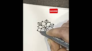 5*3 dots easy beautiful simple daily kolam rangoli designs అందమైన రోజువారీ చిన్న ముగ్గు 🌺☘️🌷