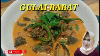 RESEP GULAI BABAT SUPER ENAK