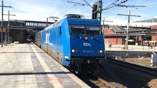 Ausfahrt RDC 101 031-3 als EN 13401 von Stockholm Central mit sehr schönem Makrokonzert