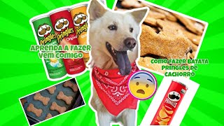 petisco saudável de banana🍌 para o seu dog!!💙/ muito rápido e fácil de fazer/ reproduzir indo batata