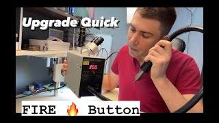 Quick 857 DW + FIRE BUTTON - изобретение и улучшение.