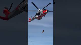 Helicopter AIRLIFT RESCUE from CRUISE SHIP #shorts #amazing #aviation #helicopter