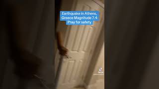 Earthquake in Greece! #ytshorts #earthquakes #disaster #calamities #earthquakegreece