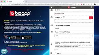 Cara Tempahan Buku Pendidikan AWAL melalui BizApp