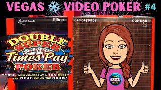 So Rare 😱 Where Was That ❌ Multiplier? Vegas VP ❄️ 4 E485 #videopoker,#casino,#gambling