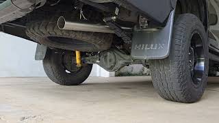 TOYOTA HILUX 2.8L ROCCO 3" INCH TURBO BACK EXHAUST - WICKEDEP RACING