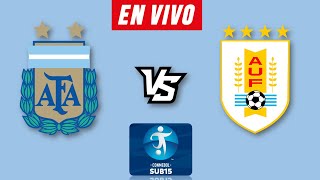 ARGENTINA VS URUGUAY EN VIVO 🔴 CONMEBOL SUB 15 2024 ▶️ HORARIO Y DONDE VER EN VIVO