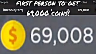 First Person to get 69,000 Coins in JoJo: Timestop Battlegrounds