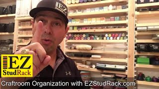 DIY Craftroom Organization: EZStudRack