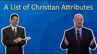 A List of Christian Attributes