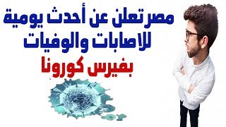 مصر تعلن عن أحدث يومية للاصابات والوفيات بفيرس كورونا